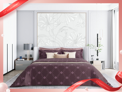 Picture of *New arrival -PASAYA Bedding Set - 650 thread Softamante Series - IRIS